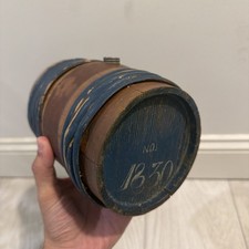 Revolutionary War Era Identified Soldier Wooden Canteen With Initials ID’d Wood picture