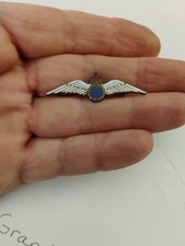 WW2 VINTAGE R.A.F.Brass&ENAMEL SWEETHEARTS PIN BROOCH picture