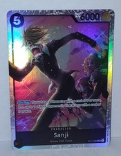 One Piece Sanji ST14-003 SR Holo Foil Bandai Japan ENG TCG CCG picture