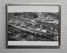 Vintage Aerial Photo South Charleston WV Chemical Plant Kanawha River Union  picture