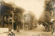 Dutch Flat CA California Street View 1908 RPPC Photo Postcard COPY picture