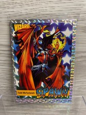 SPAWN Prism Promo Card 1 1992 Todd McFarlane Wizard Magazine NM Comic picture
