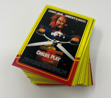 Fright Rags Child’s Play 2 Chucky Trading Card Set Official Movie Photo 78 Cards picture