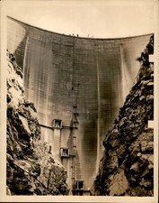 GA249 Approx 1920s Original Photo WORLD'S HIGHEST DAM COMPLETED PACOIMA DAM picture
