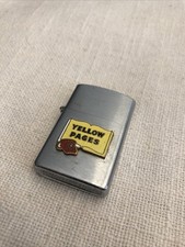 vintage YELLOW PAGES Advertising LIGHTER by Idealine Japan picture