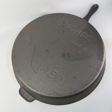 Vintage AB&I #15 Cast Iron Skillet USA 15'' Texas Lone Star State Heavy American picture