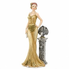 Comfy Hour Glamour Elegance Victorian Style Lady Collection Luxury Lady Resin picture