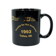 1993 Burlington Northern TULSA OK Oklahoma Thanks ▪ Ceramic Mug Cup BN RR BNINC picture
