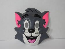 VINTAGE TOM CAT HALLOWEEN MASK FROM THE TOM & JERRY CARTOONS NEW 1989 picture