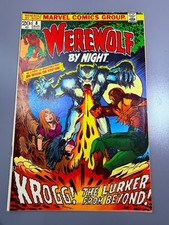 Werewolf By Night #8 HIGH GRADE 1st Appearance Of Krogg 1973 Marvel 1st Print picture