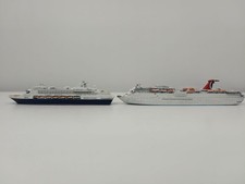 Vintage Statendam V Holland America Fantasy Carnival Cruise Ship Models Lot of 2 picture