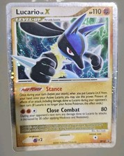 Pokemon card Lucario Lv X DP12 eng holo picture