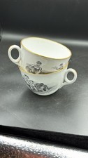 Antique 19thc. English Porcelain Tea Cup Adam Buck Bat Print Mother &Child c1810 picture
