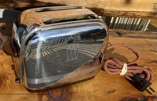 Vintage 1950’s Chromed Steel TOASTMASTER (Mod. 1B9) Two Slice Very Clean Toaster picture