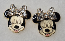 Minnie Mouse Baublebar earrings - Rhinestone bow - Excellent picture