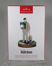 2025 Hallmark Ornament THE CARETAKER AND HIS DOG Disney Haunted Mansion - NIB picture