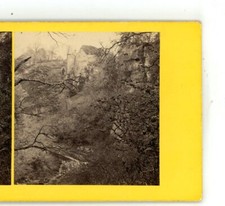 Hawthornden Roslin Scotland Stereoview c1870 picture