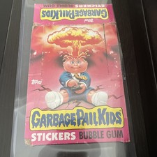 1985 TOPPS Garbage Pail Kids Box Original 1st Series 1 OS1 EMPTY BOX ONLY - POOR picture