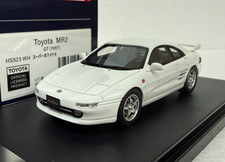 Hi Story HS523WH Toyota MR2 SW20 GT JDM 1997 White resin 1/43 scale model car picture