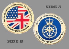 British Embassy Washington DC Defence Counsellor Challenge Coin  1#34 picture