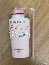 [LTD EDITION] PINK Gong Cha X Peanuts Snoopy Tumbler 20oz picture