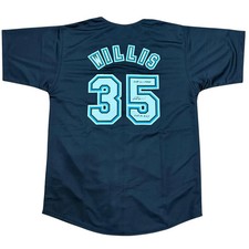 Dontrelle Willis Autographed Florida Marlins (Black #35) Custom Jersey w/ 2003 R picture