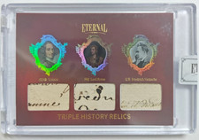 Friedrich Nietzsche Voltaire Lord Byron Card 2024 Eternal #D /25 Cut Relic Patch picture