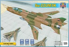 1/72 Sukhoi Su-22UM3K Two-Seat Trainer Aircraft Model Kit MVT72051 Japan picture