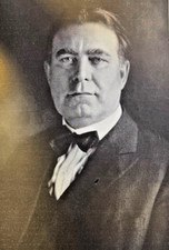 1925 Vintage Magazine Illustration Idaho Senator William E. Borah picture