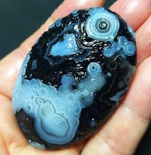 Rare 48G Natural Gobi Agate Eyes Agate/stone Madagascar A1972 picture