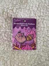 PUSHEEN Devil’s Food Cake Halloween Pin RARE picture