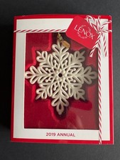 LENOX 2019 SNOW FANTASIES SNOWFLAKE ORNAMENT MIB picture