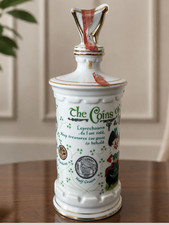 1979 Old Commonwealth Coins of Ireland Porcelain Whiskey Decanter Leprechaun picture