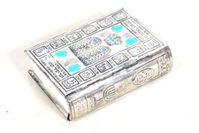 1982 Jewish Siddur Prayer Book Silver Plated Sinai Pub Silver Plated Jadaism picture