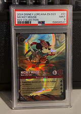 Disney Lorcana D23 Collection 2024 Mickey Mouse #01 PSA 9 EN 158696547 picture