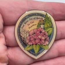 2003 Florence Rhododendron Festival Lapel Pin Oregon Bridge Souvenir Enamel picture