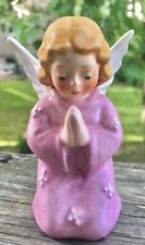 Vintage Goebel W Germany Pink Praying Angel Figurine picture