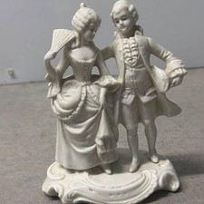 Vintage Porcelain Courting Couple Figurine picture