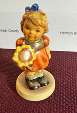 RARE Goebel MJ Hummel Sunflower Girl Porcelain Figurine 4