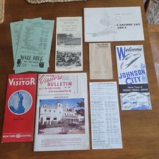 Vintage Travel Brochures Lot of 9 Wall Drug, Earthquake Area, Vanderbilt, Etc picture