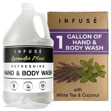 INFUSÉ 1 Gallon Hand & Body Wash Refill for Hotel Dispensers, Bulk Toiletry picture
