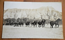 Honolulu HI 1915 Mid Pacific Carnival Cavalry Trick Riding Photo Postcard RPPC picture