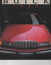 Vintage 1988 Buick Full Line Sales Brochure Catalog Riviera Electra LeSabre Orig picture