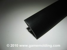 25 FT 3/4 INCH Smooth Black T-Molding (Arcade, MAME) FAST SHIP picture