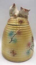 1950s Cat On Bee Hive Cookie Jar USA EX McCoy picture