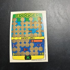 Jb12 video Game City 1993 Topps Sega Frogger Scratch Off Game add ship .10 picture