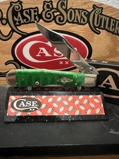 Case XX 2026 Bright Green Bone Gator Jig Cheetah Cub 611 1/2L SS NEW picture