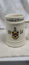 Vintage 1954 University Of Wisconsin Made In U.S.A  Stein With 