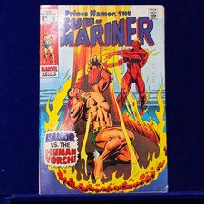 Sub-Mariner #14 (1969) 6.5 FN+ Human Torch Marvel picture