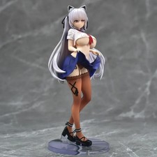 Aixlan Alvina 26CM Sexy Girl PVC Anime Figure Double Ponytail Collectible Toy picture